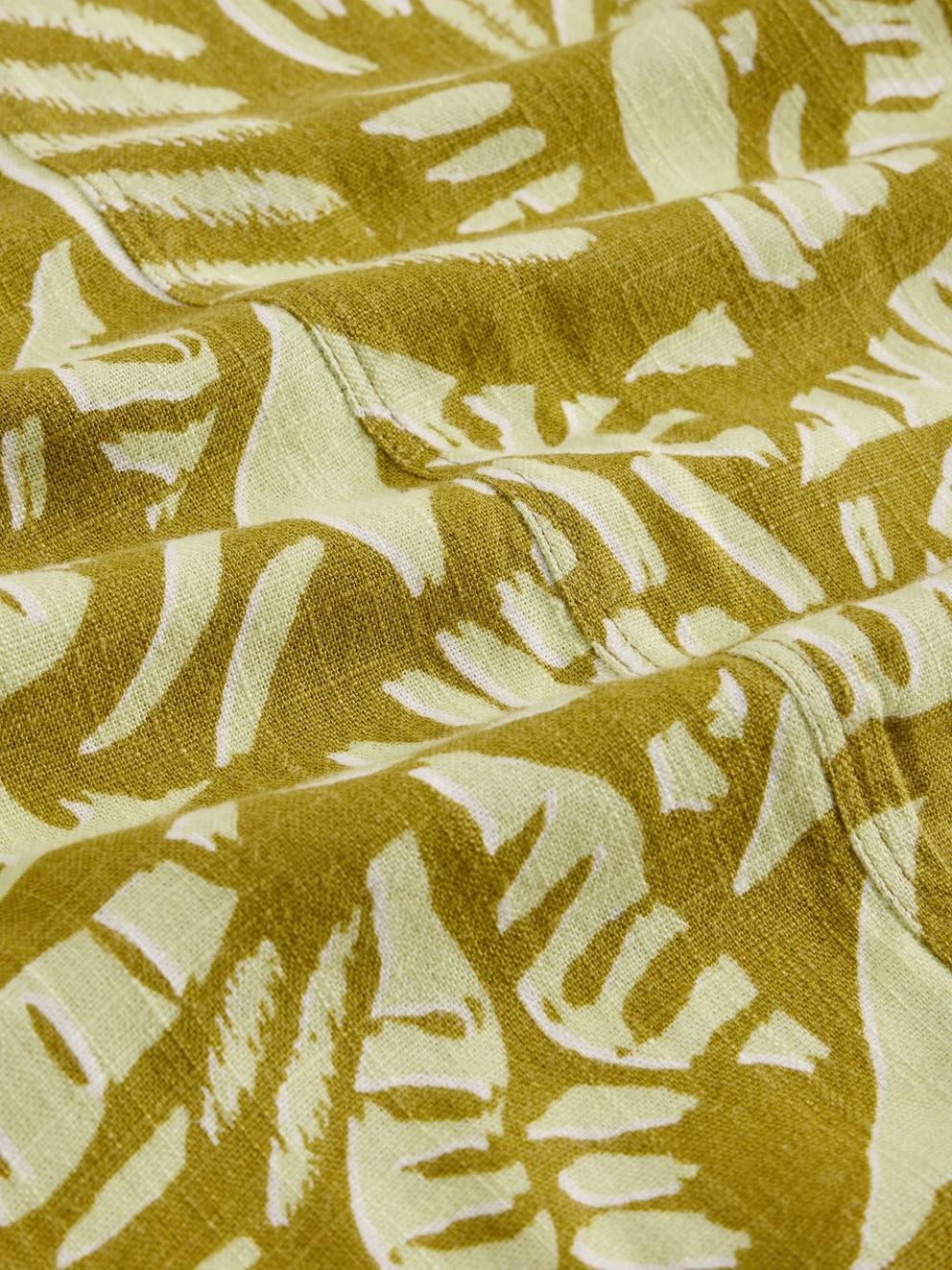 BREE TOP in GREEN MLT - FLAT DETAIL