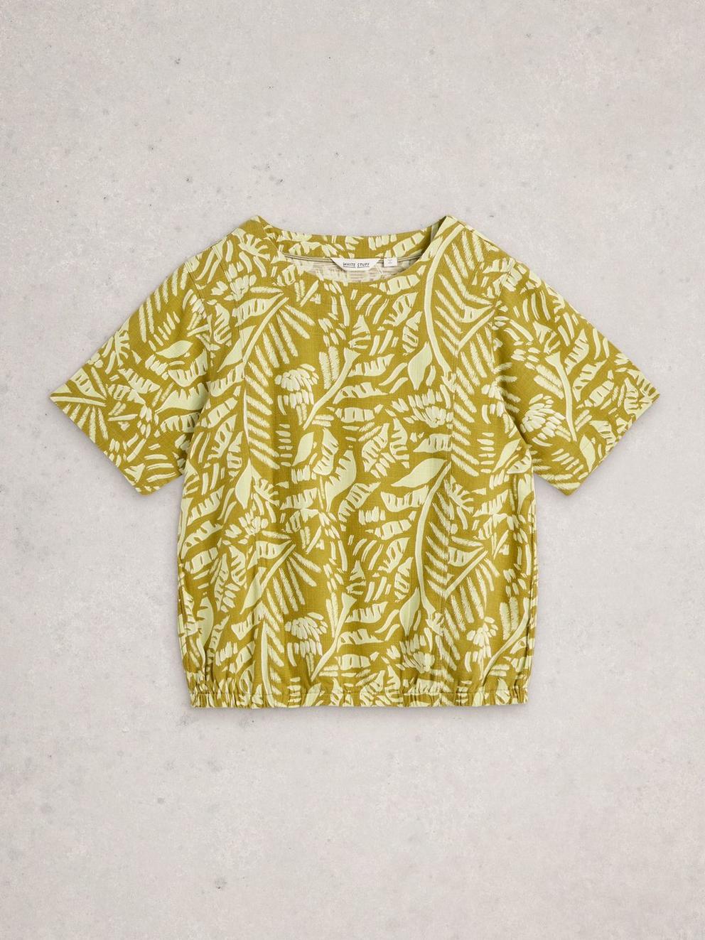 BREE TOP in GREEN MLT - FLAT FRONT