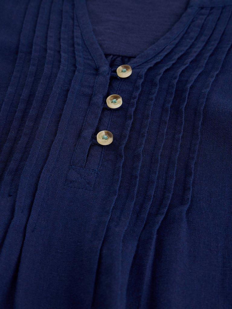 POPPY TOP in DARK NAVY - FLAT DETAIL
