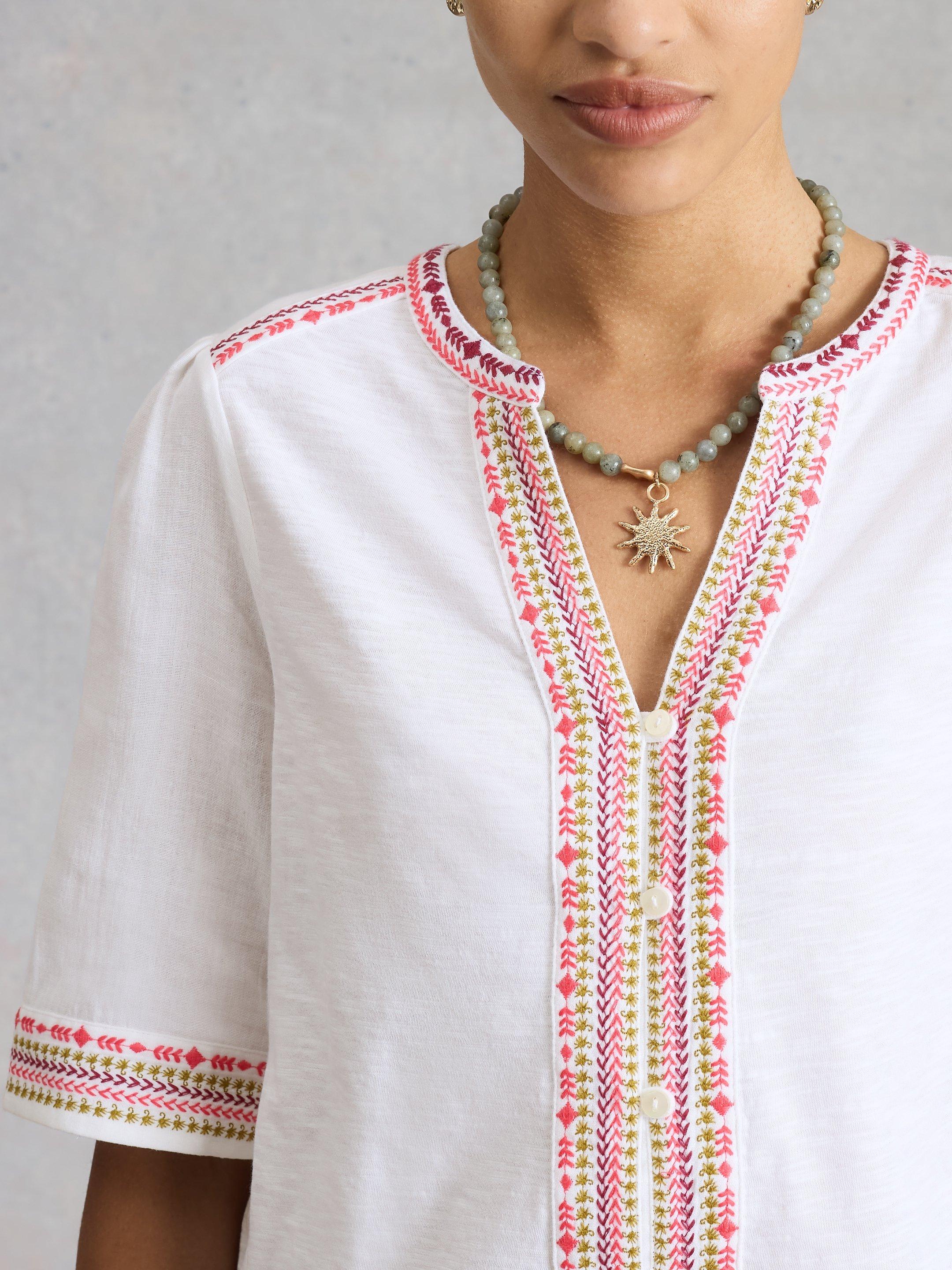 Shop Lizzie Embroidered Top