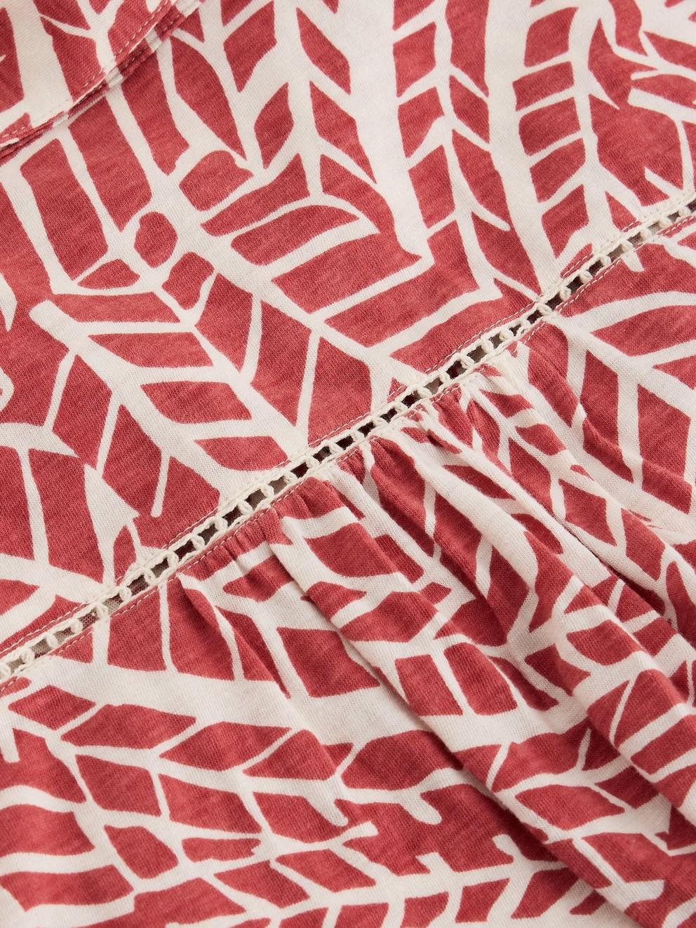 AMY SLEEVELESS SHIRT in PINK PR - FLAT DETAIL