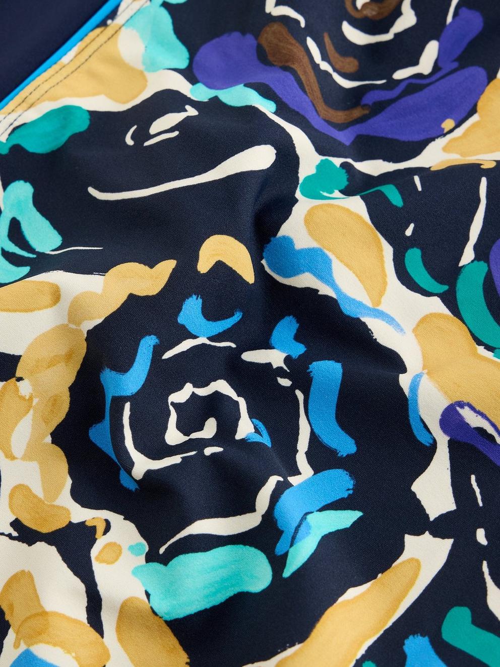 Valley Bikini Bottoms in NAVY PR - FLAT DETAIL