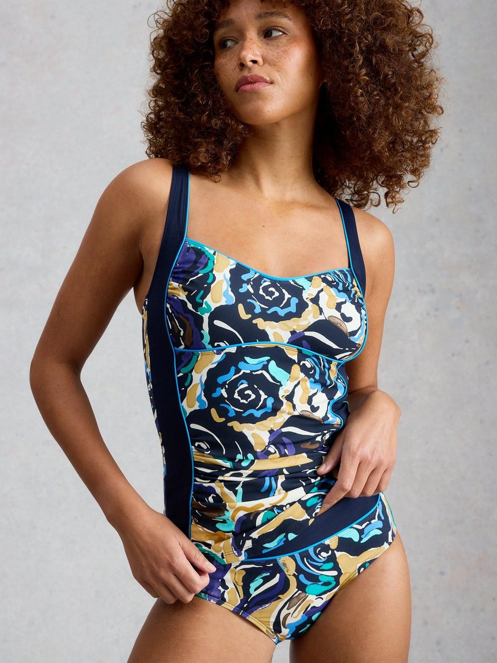 Valley Bikini Bottoms in NAVY PR - MODEL DETAIL