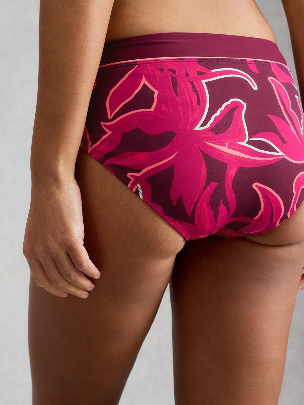 Valley Bikini Bottoms in PURPLE PR - MODEL BACK