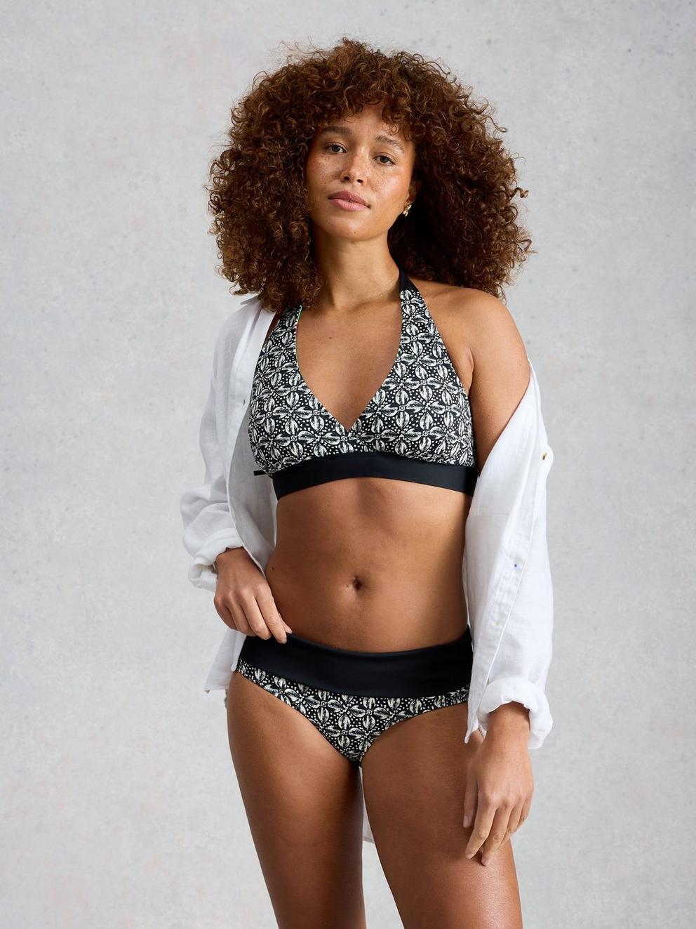 Reversible Fold Down Print Bottom in GREEN PR - LIFESTYLE