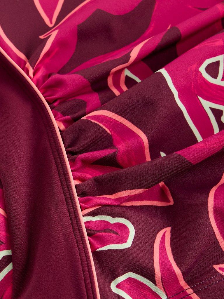 Splash Tankini Printed Top in PURPLE PR - FLAT DETAIL