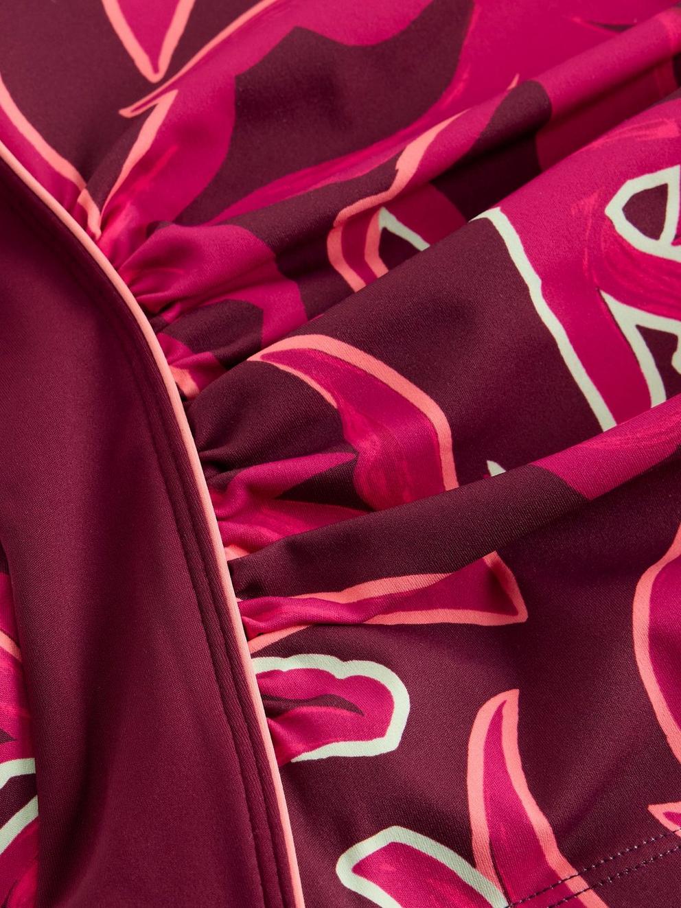 Splash Tankini Printed Top in PURPLE PR - FLAT DETAIL