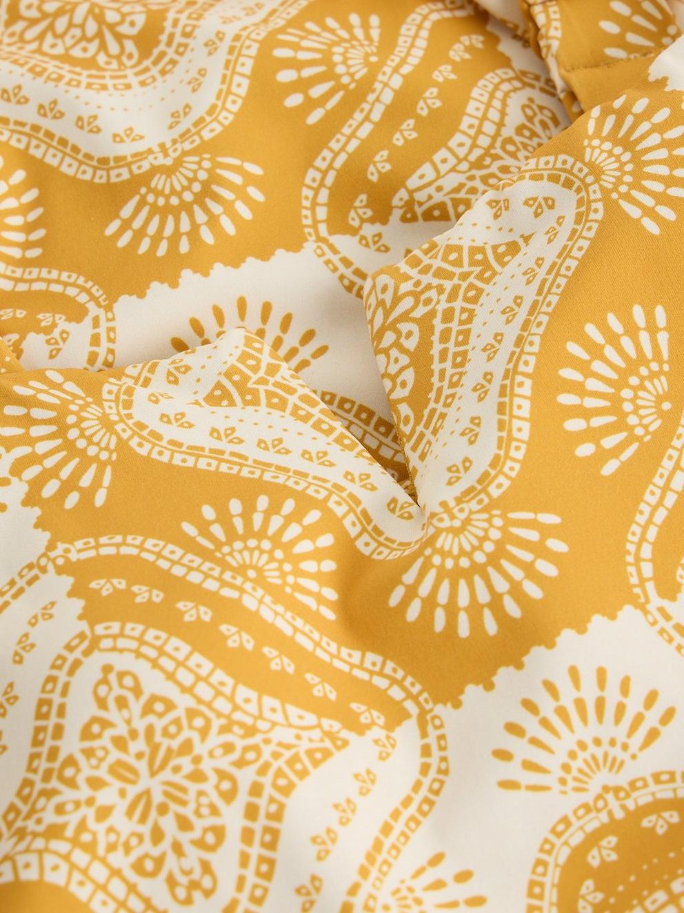 Gabrielle Printed Swimsuit in YELLOW PR - FLAT DETAIL