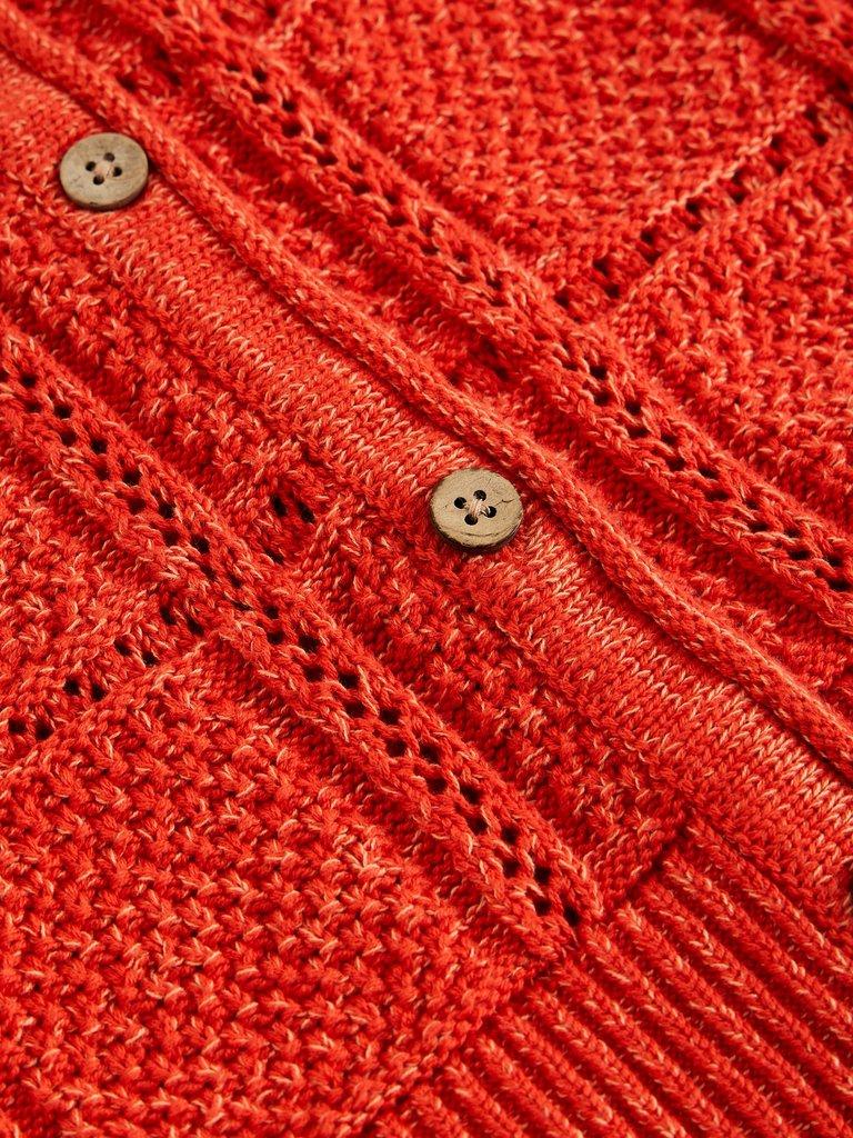 TILLY TANK in MID RED - FLAT DETAIL