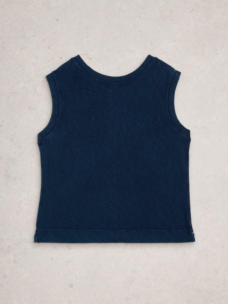 SIMONE TANK in INDIGO BLE - FLAT BACK