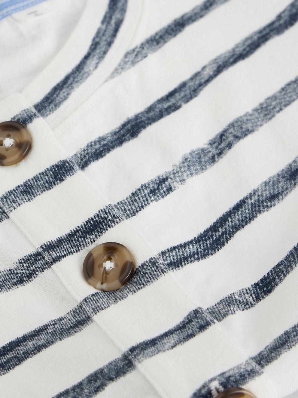 SIMONE TANK in IVORY MLT - FLAT DETAIL