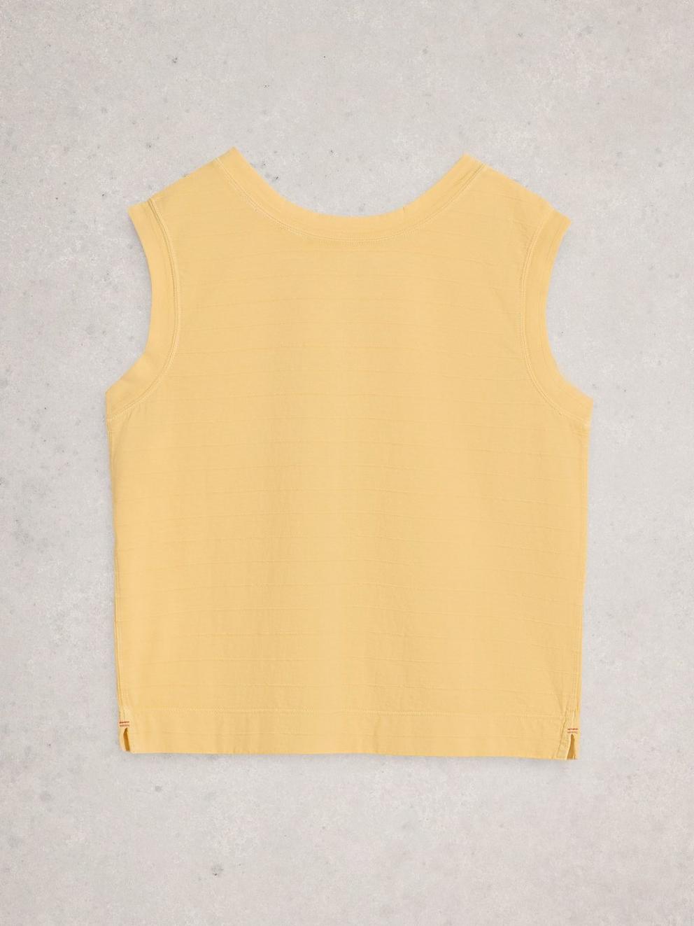 SIMONE TANK in LGT YELLOW - FLAT BACK