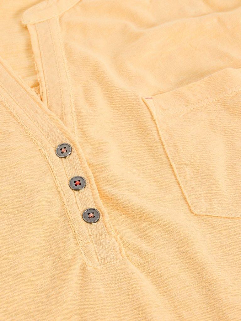 CECILY SHIRT in LGT YELLOW - FLAT DETAIL