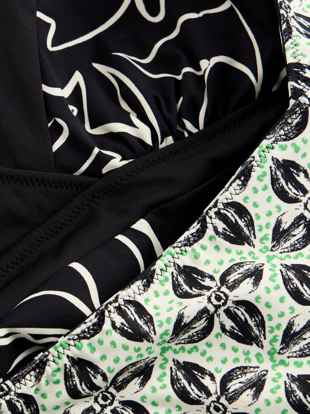 Sunshine Rev TankinI Top in BLK PR - FLAT DETAIL