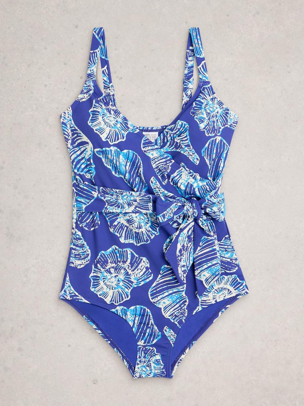 Tabitha Swimsuit in BLUE PR - FLAT FRONT