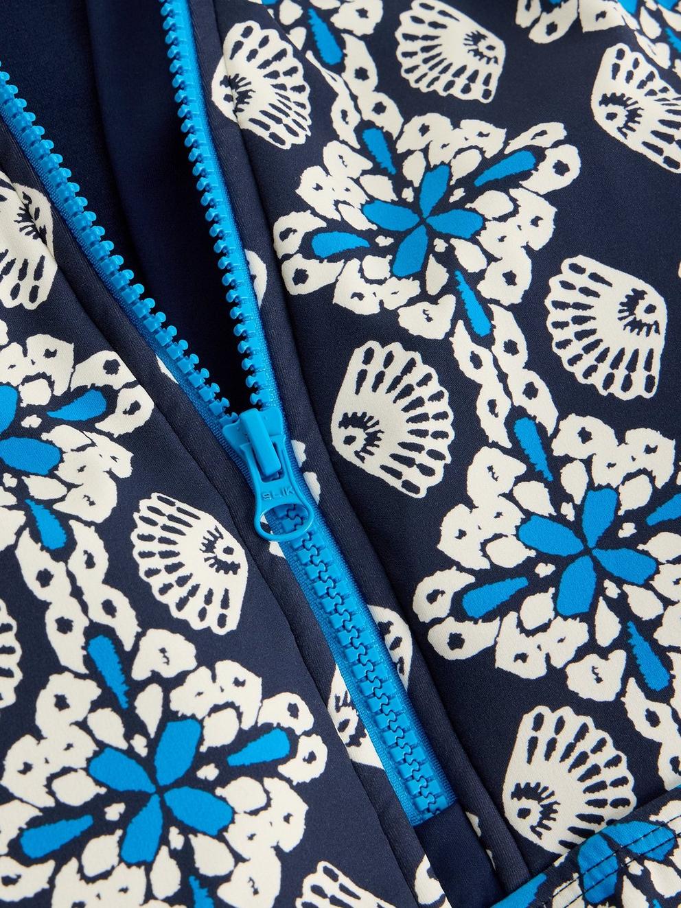 Bay Swimsuit in NAVY PR - FLAT DETAIL