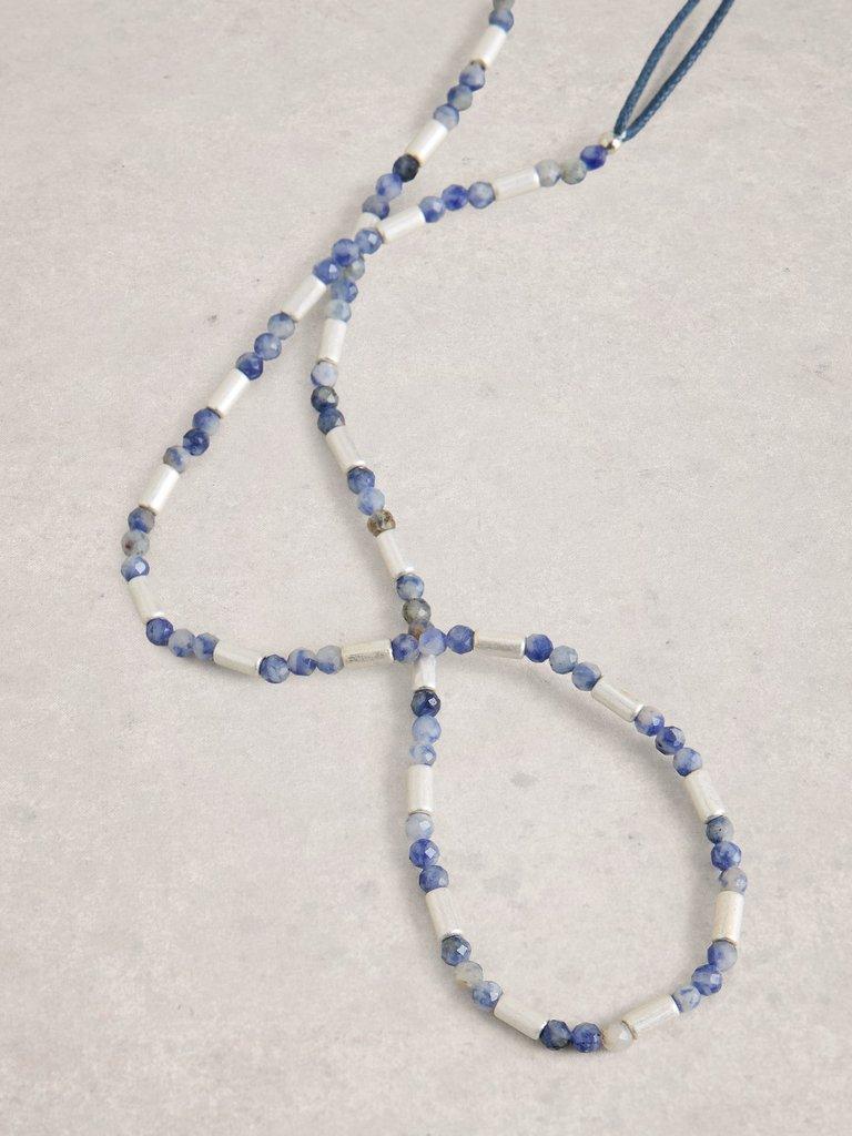 2PK Nikki Necklace  Bracelet in BLUE MLT - FLAT DETAIL