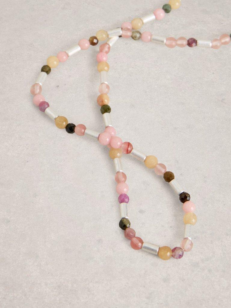 2PK Nikki Necklace  Bracelet in PINK MLT - FLAT DETAIL