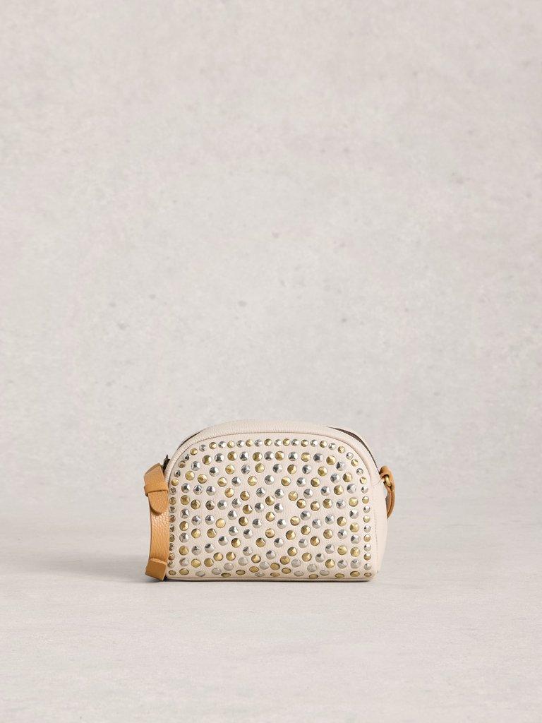 Bella Stud Crossbody Bag in IVORY MLT - LIFESTYLE