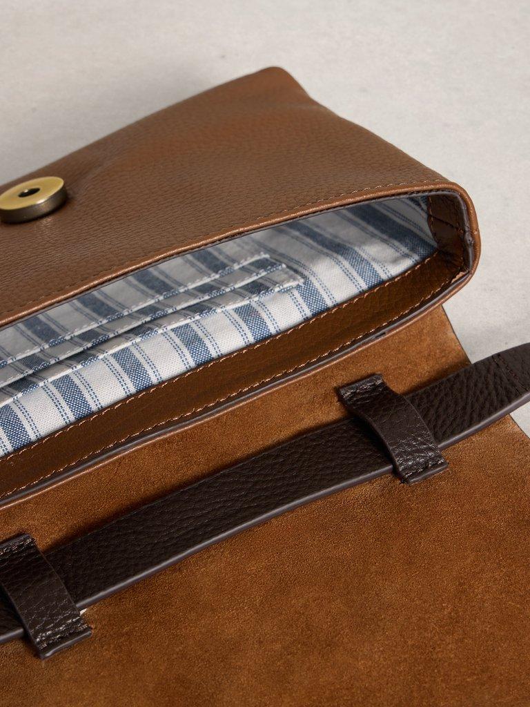 Tabby Landscape Mini Bag in MID TAN - FLAT DETAIL