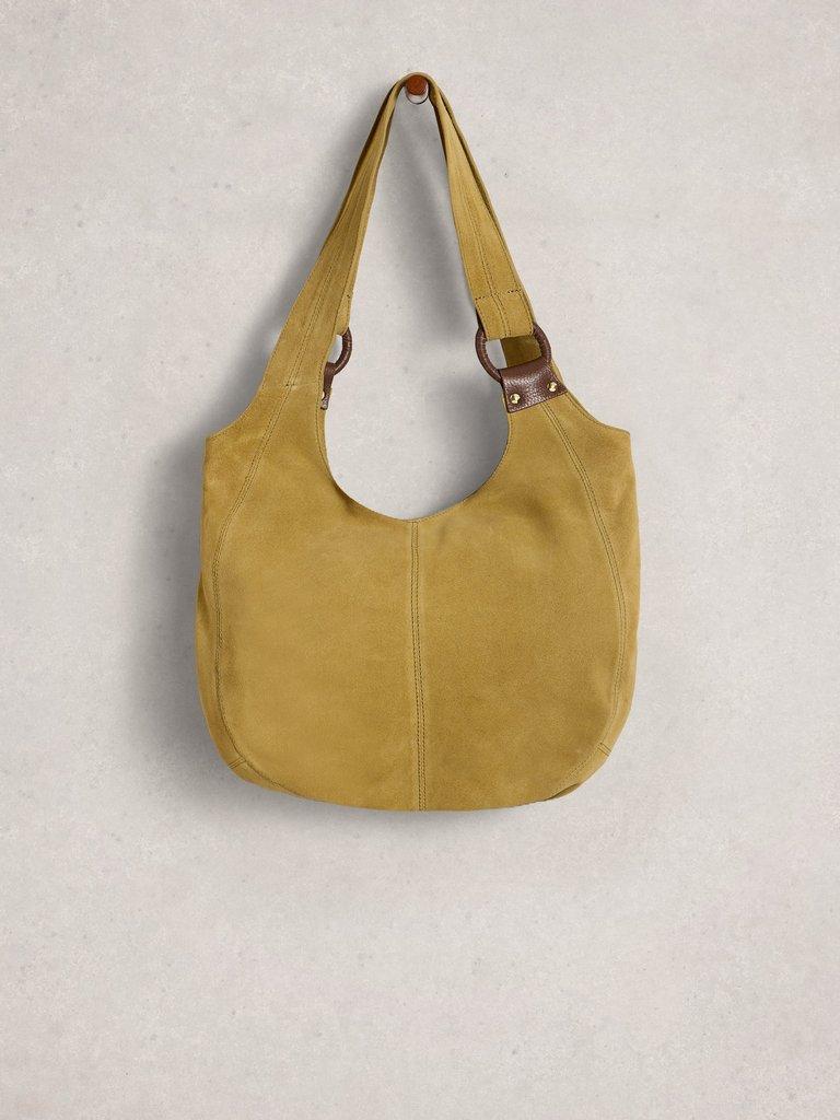 Saffy Shoulder Bag in MID GREEN - FLAT FRONT