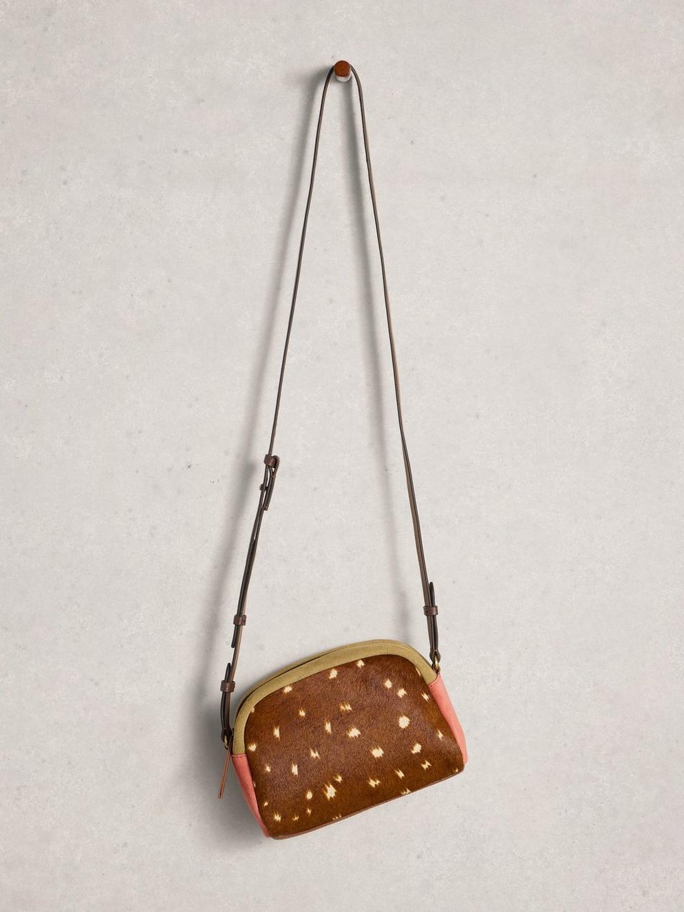 Bella Crossbody Bag in PINK MLT - FLAT FRONT