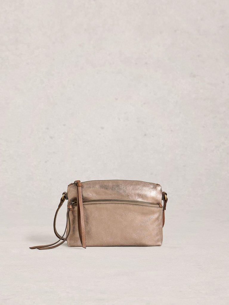 Hollie Mini Crossbody Bag in GLD TN MET - LIFESTYLE