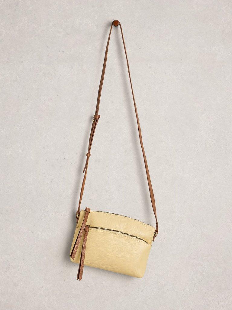 Hollie Mini Crossbody Bag in LGT YELLOW - FLAT FRONT