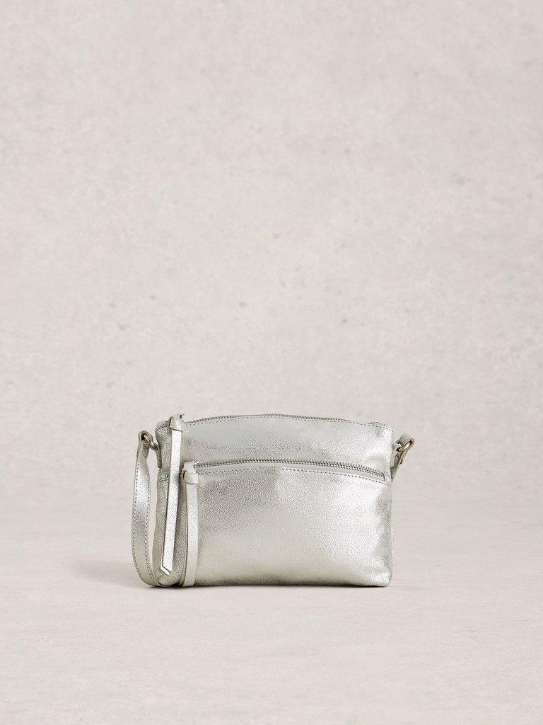 Hollie Mini Crossbody Bag in SLV TN MET - LIFESTYLE