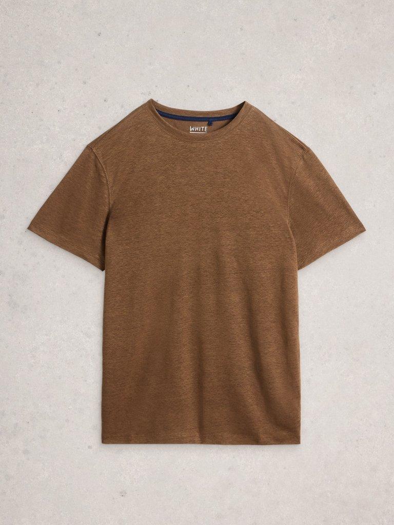 Abersoch Linen Tee in DK NAT - FLAT FRONT