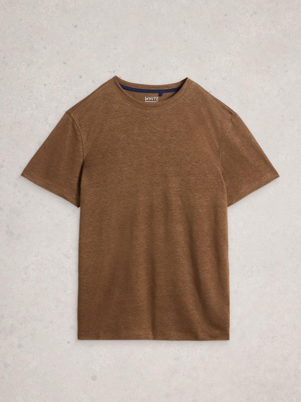 Abersoch Linen Tee in DK NAT - FLAT FRONT