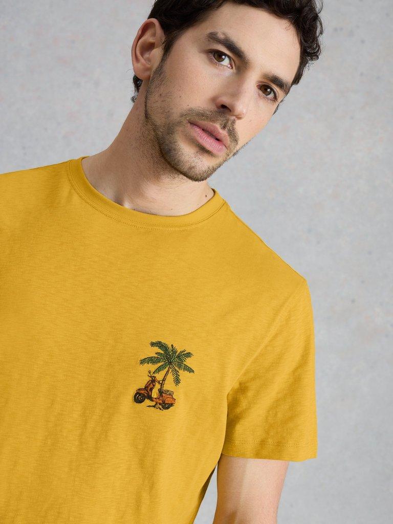 Abersoch Scooter Graphic Tee in YELLOW PR - LIFESTYLE