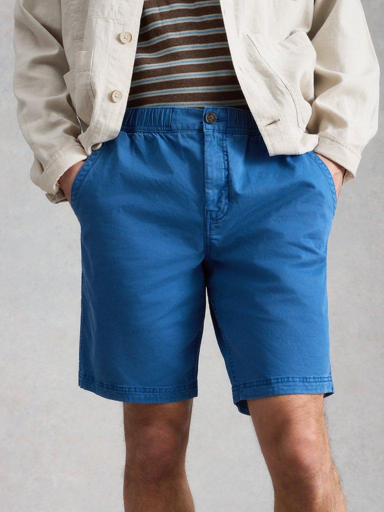 Sutton Drawstring Shorts in BRT BLUE - LIFESTYLE