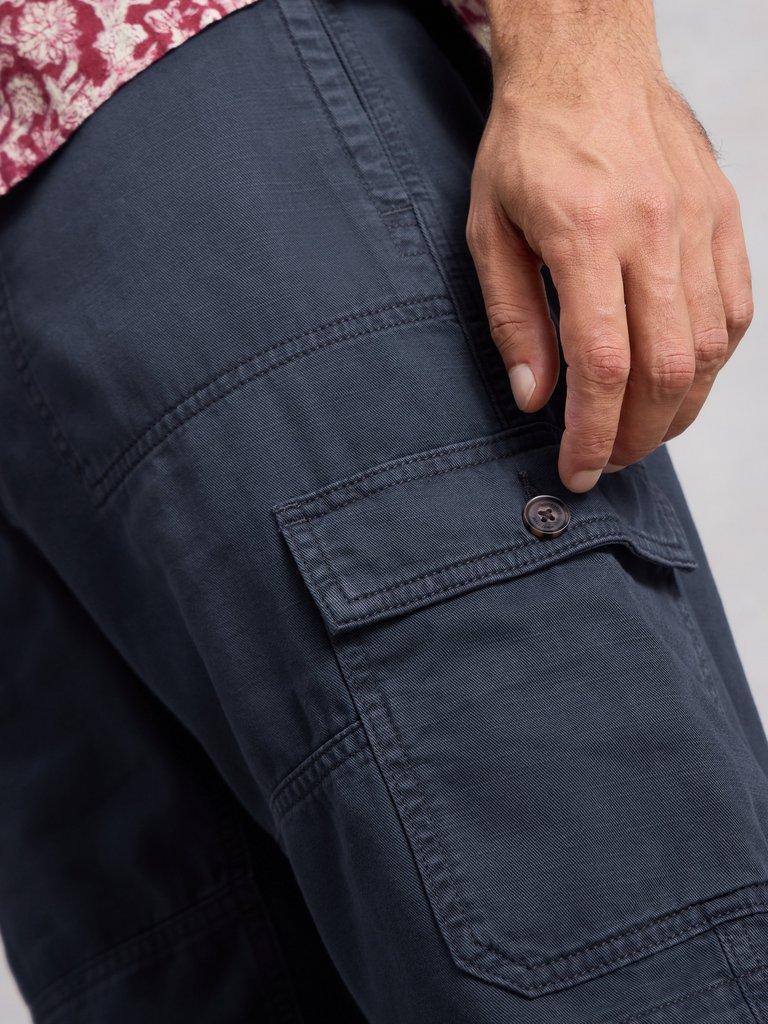 Kemble Cargo Short in DARK NAVY - MODEL DETAIL