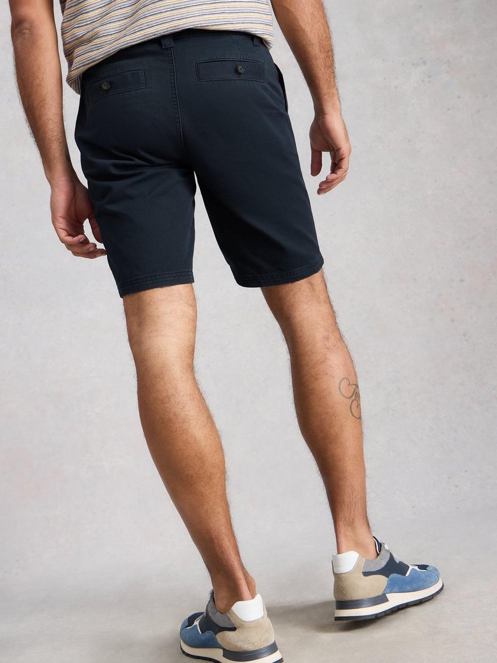 Chapman Casual Short in DARK NAVY - MODEL BACK