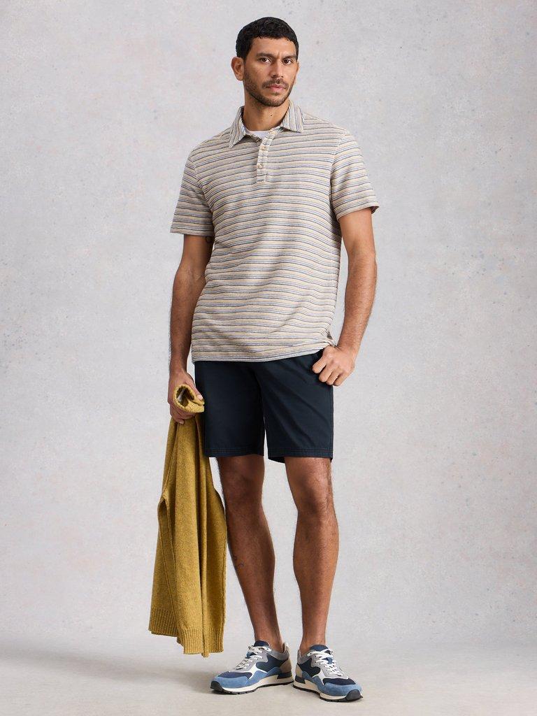 Chapman Casual Short in DARK NAVY - MODEL FRONT