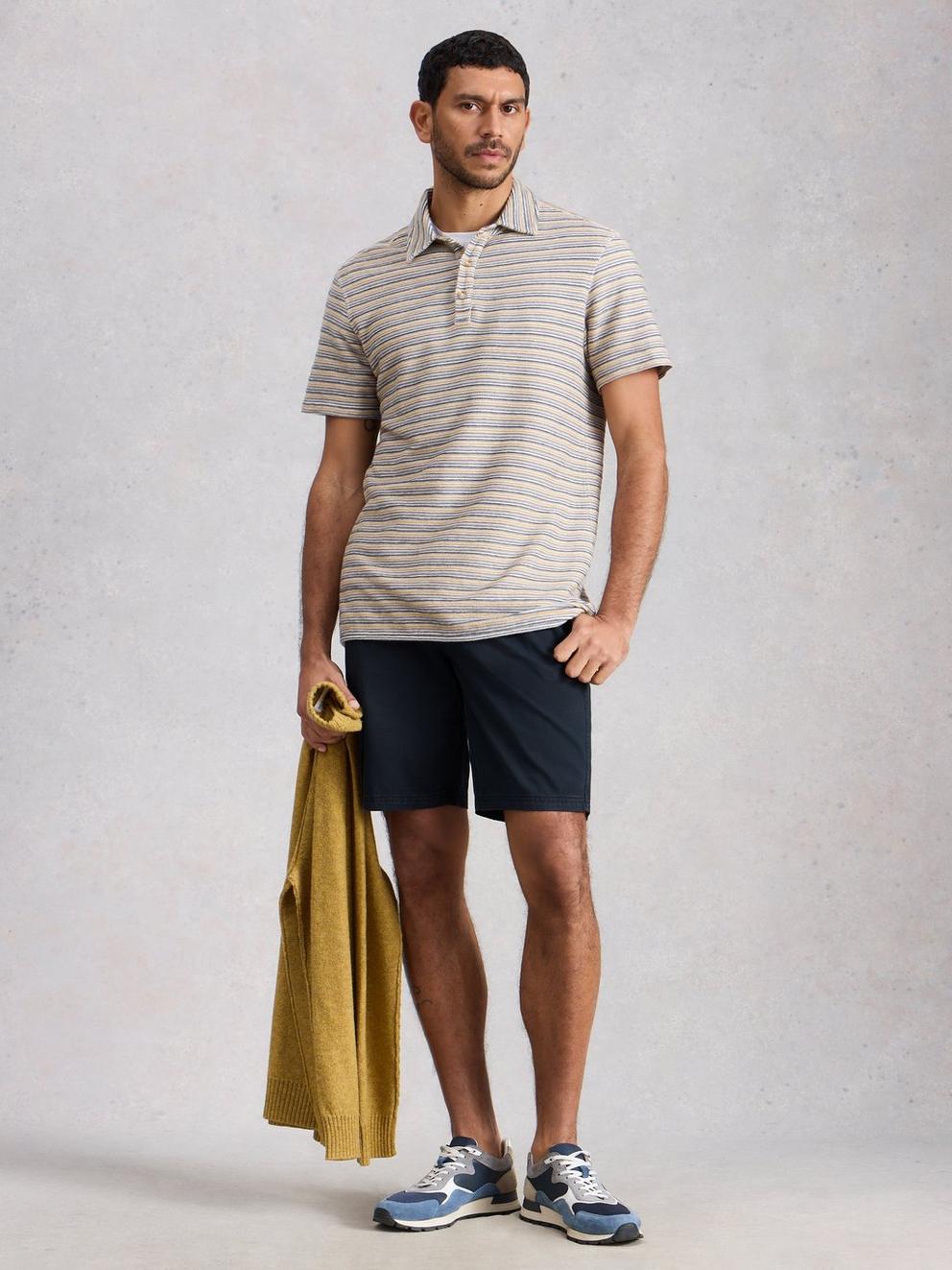 Chapman Casual Short in DARK NAVY - MODEL FRONT