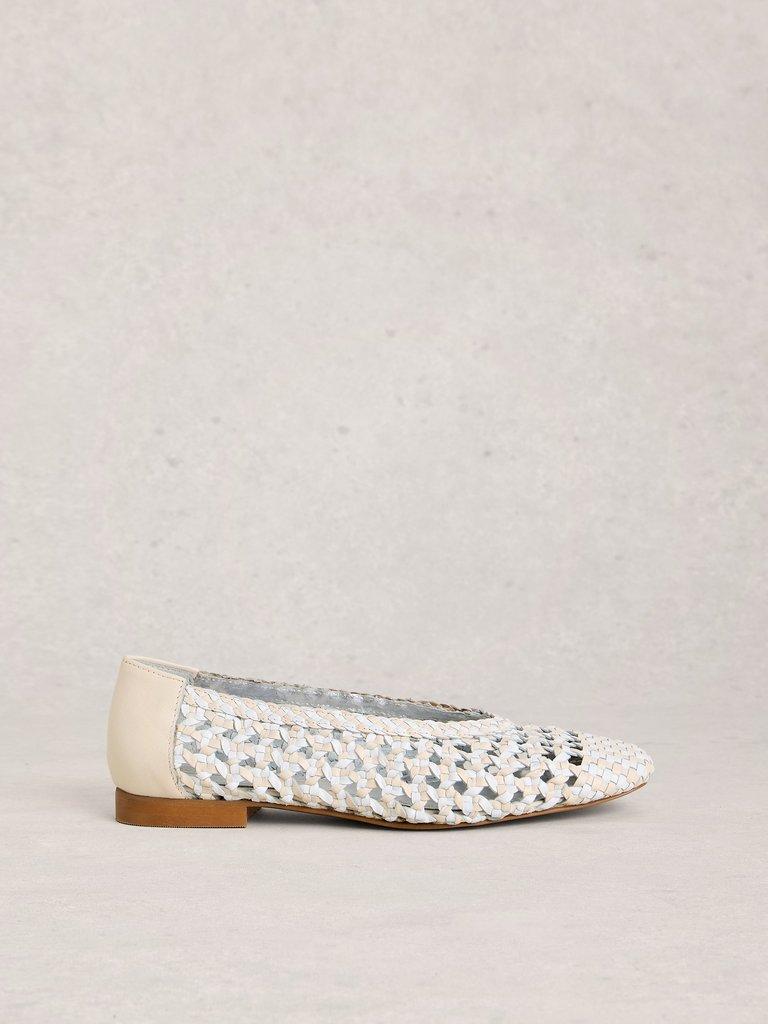 Woven Winnie Ballerina in PALE IVORY - LIFESTYLE