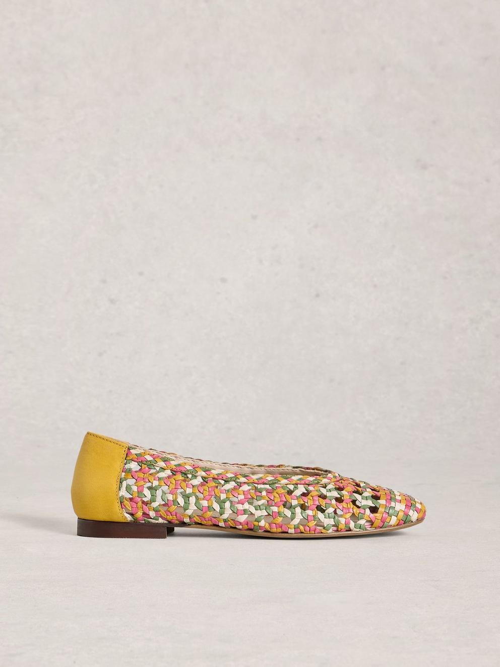 Woven Winnie Ballerina in YELLOW MLT - LIFESTYLE