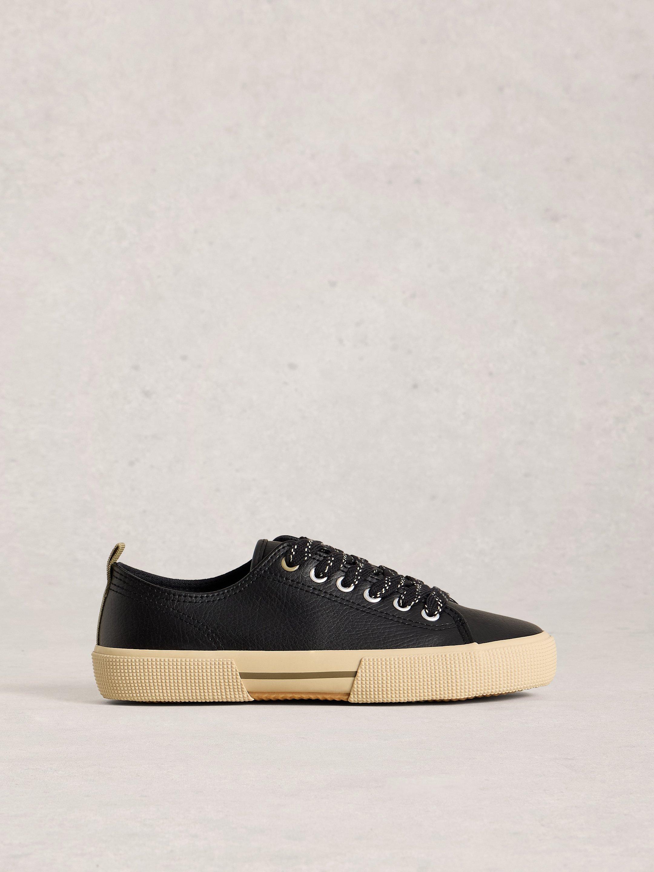 Pippa Leather Lace Up Trainer