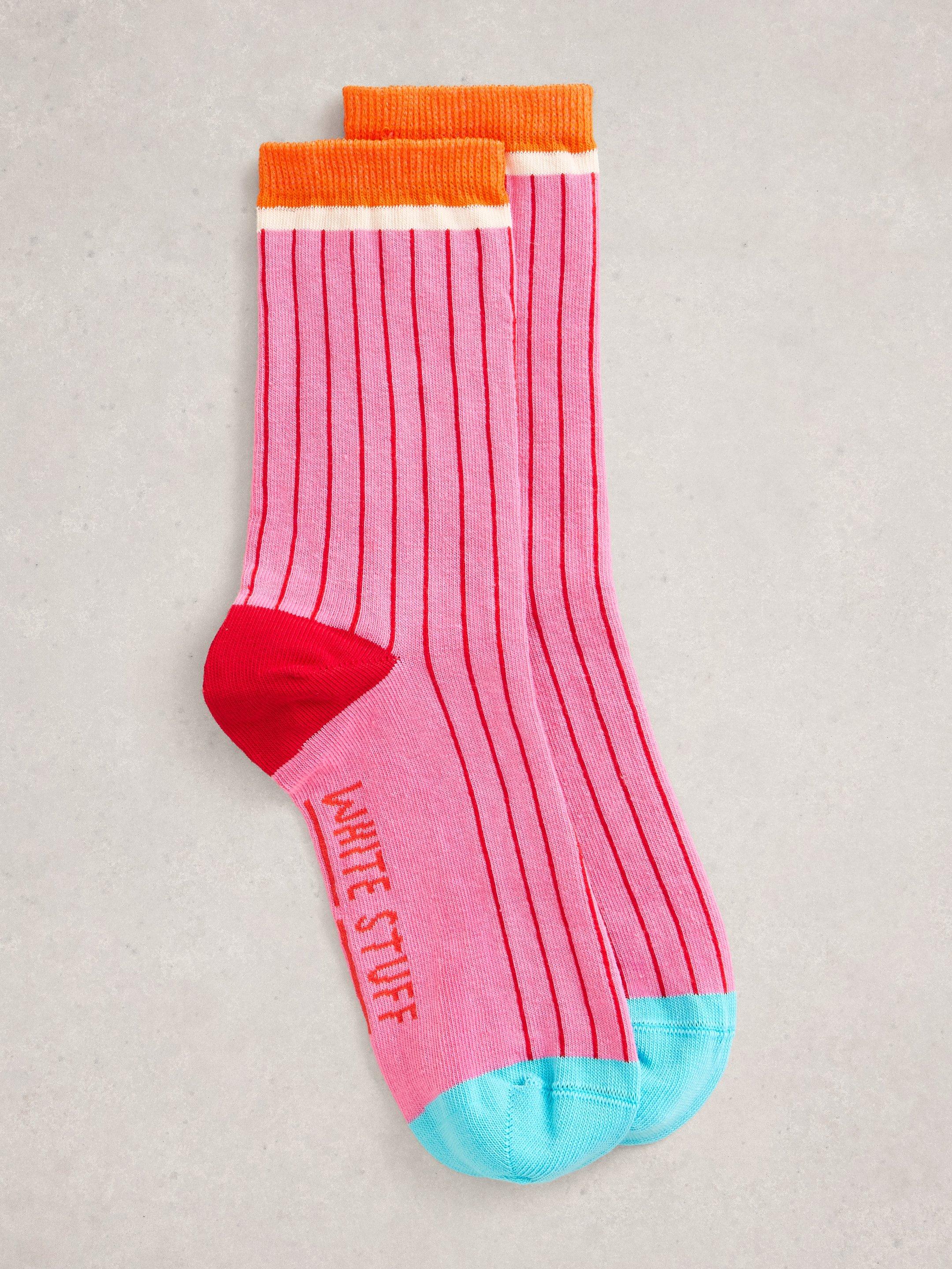 Pop Rib Ankle Sock