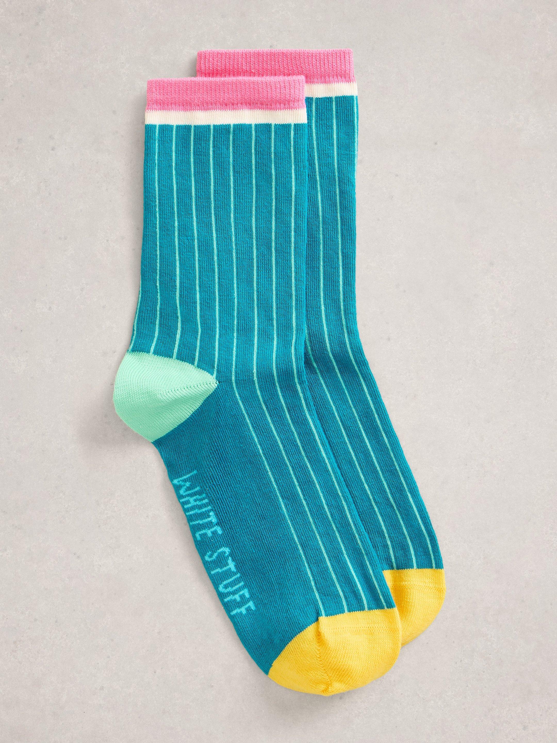 Pop Rib Ankle Sock