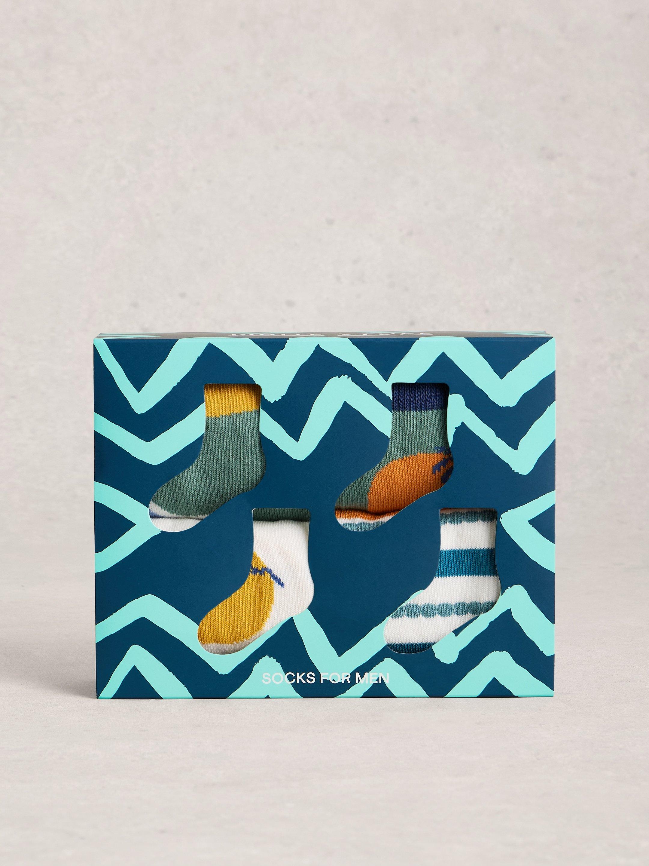 4PK Holiday Ankle Socks