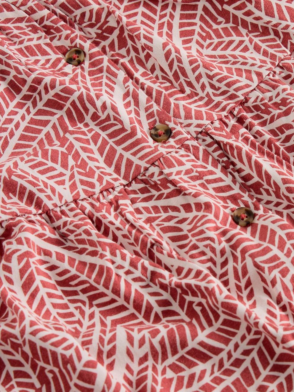 Dana Jersey Maxi Skirt in PINK PR - FLAT DETAIL