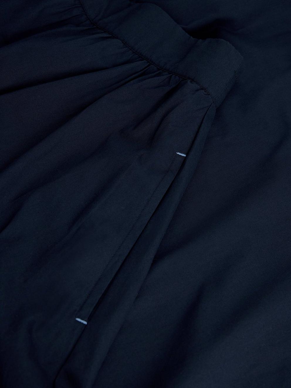 Abigail Midi Skirt Print in DARK NAVY - FLAT DETAIL