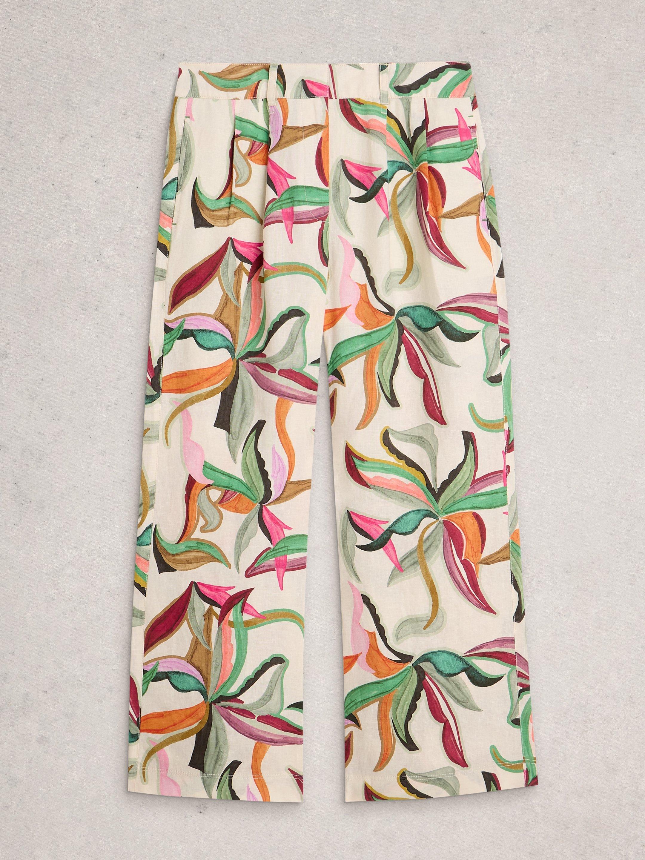 Shop Sasha Wide Leg Linen Trouser