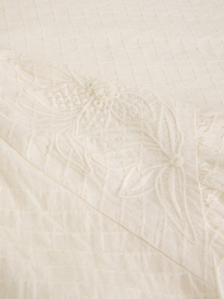 Tilly Textured Top in NAT WHITE - FLAT DETAIL