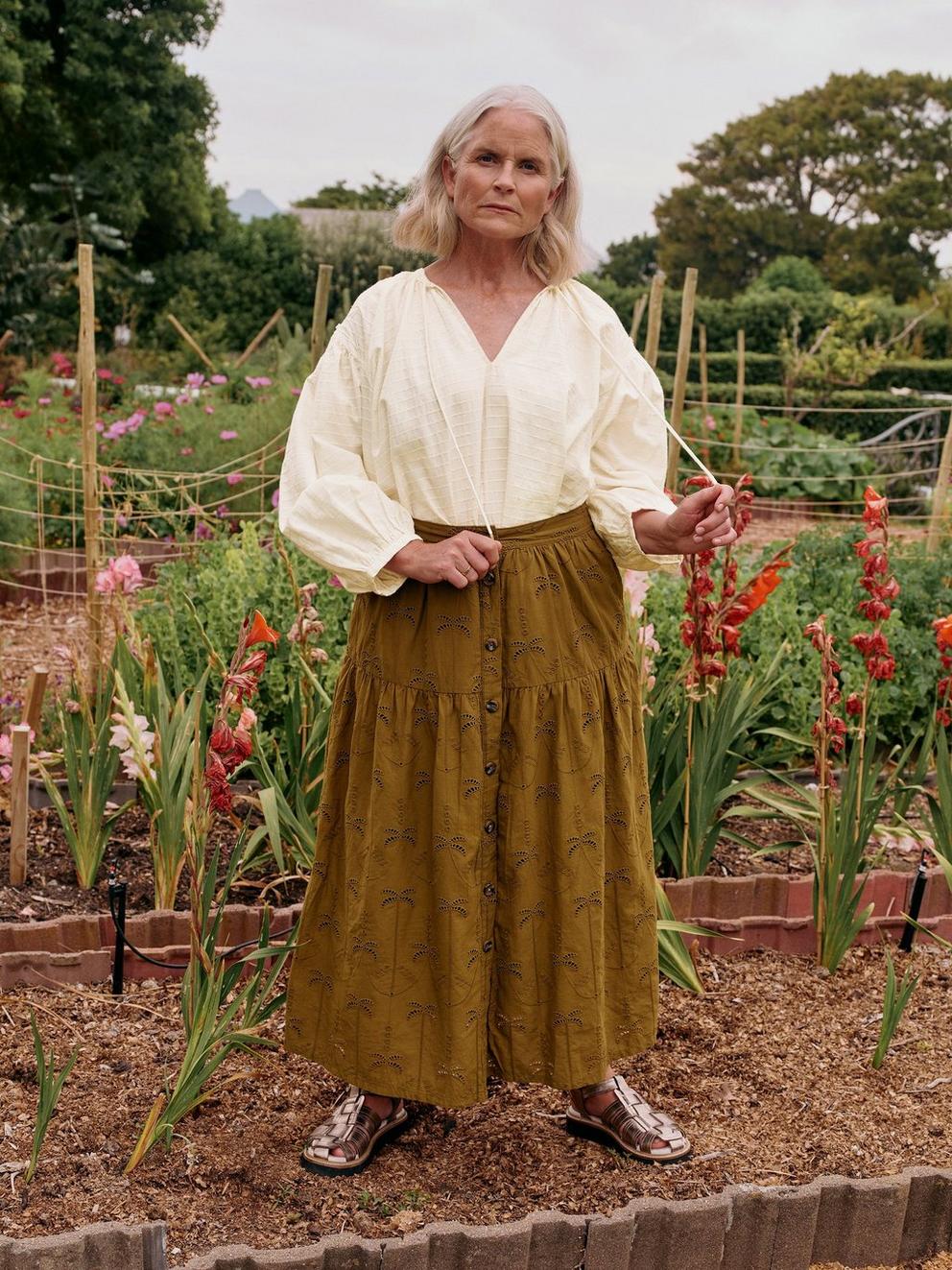Tilly Textured Top in NAT WHITE - MIXED