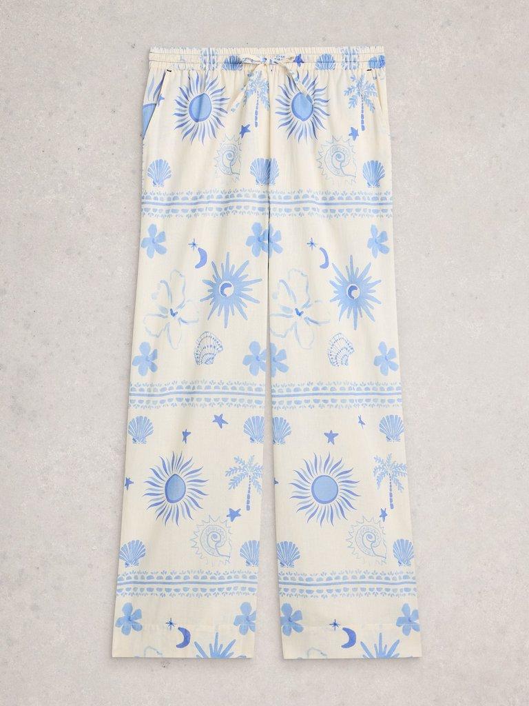 Penny Beach Trouser in IVORY PR - FLAT FRONT