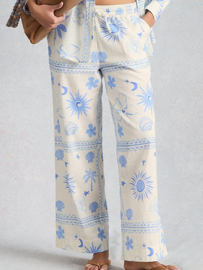 Penny Beach Trouser in IVORY PR - LIFESTYLE